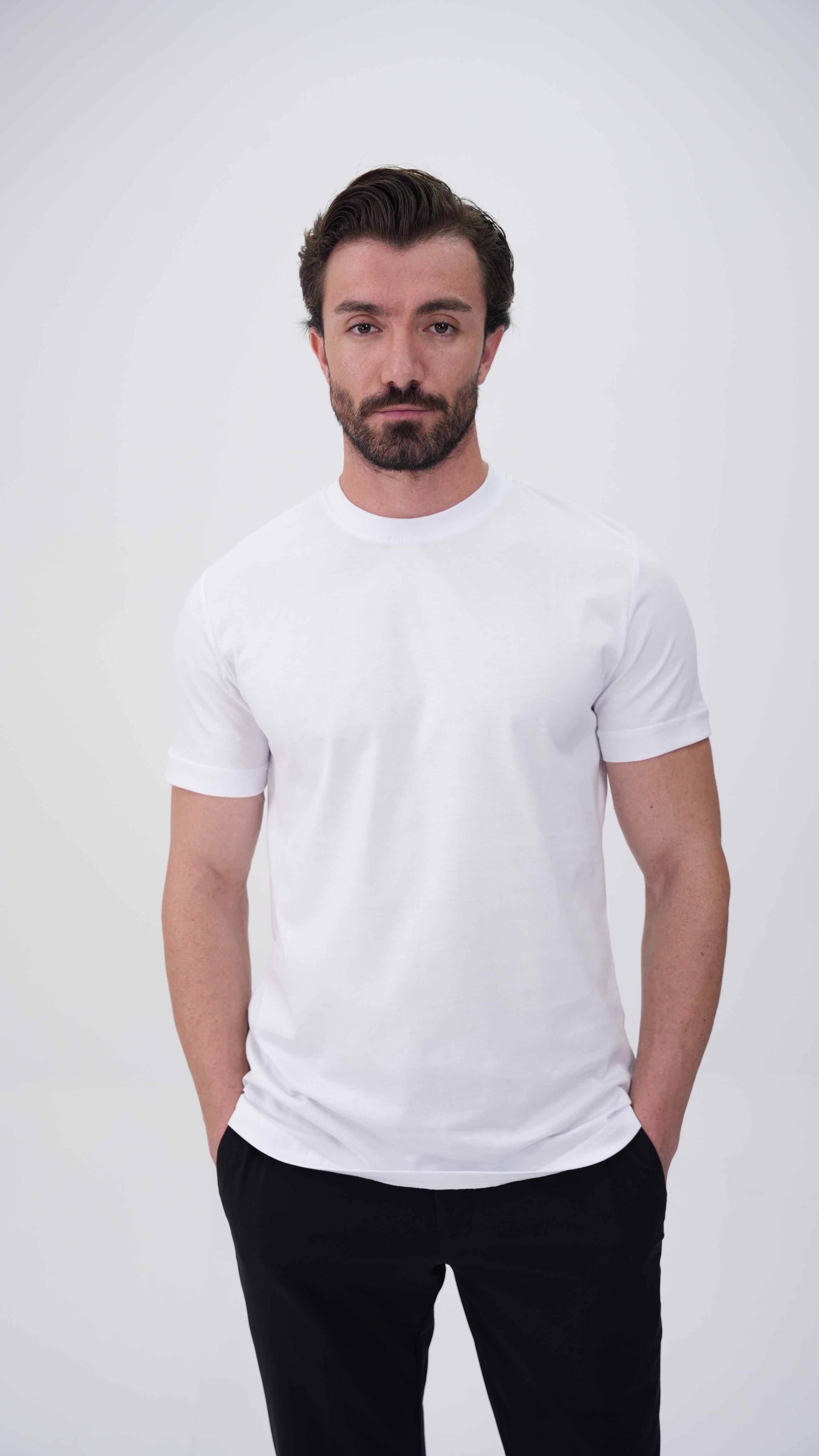 Muscle Fit T-Shirt - Beyaz