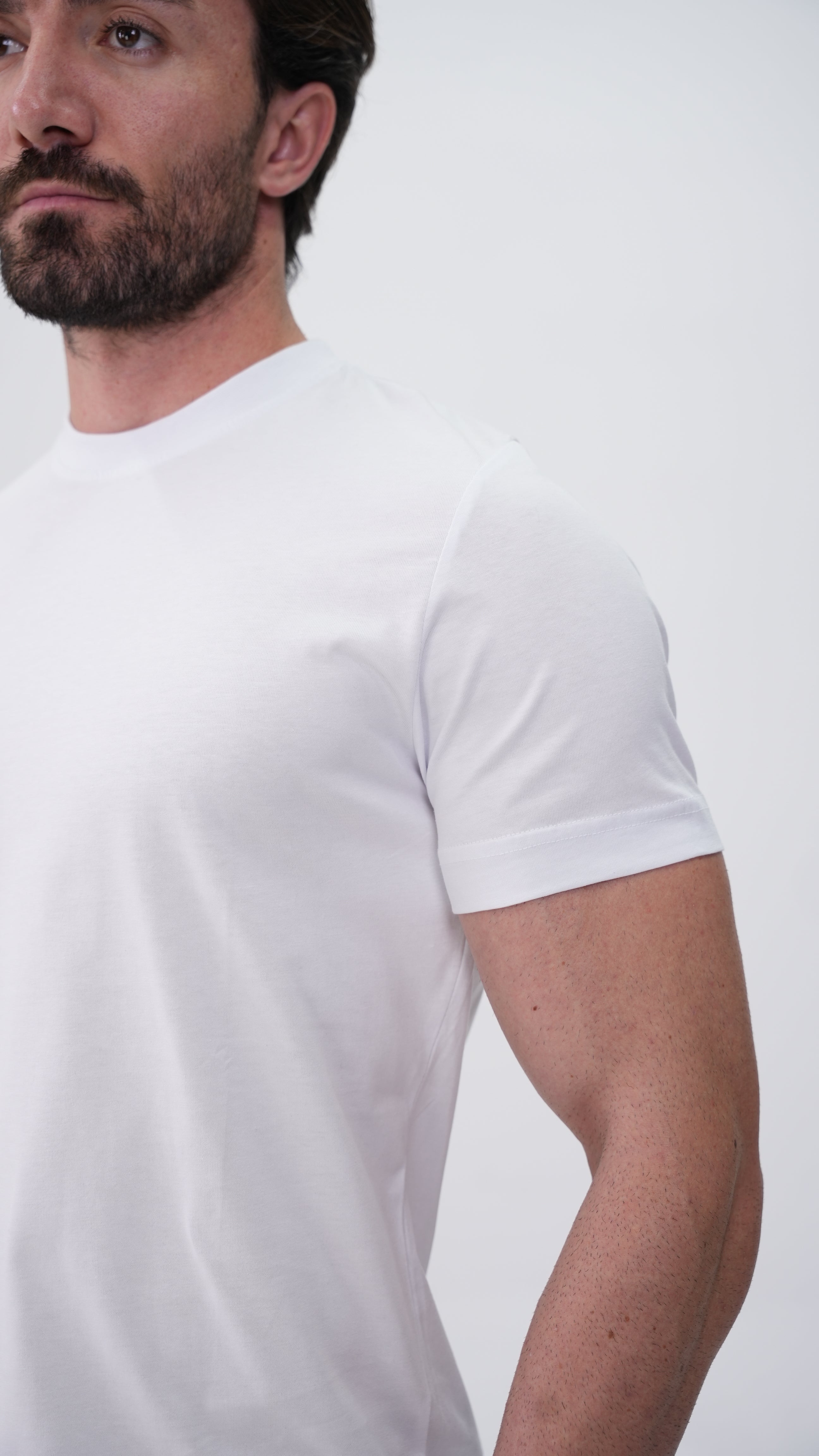 Muscle Fit T-Shirt - Beyaz