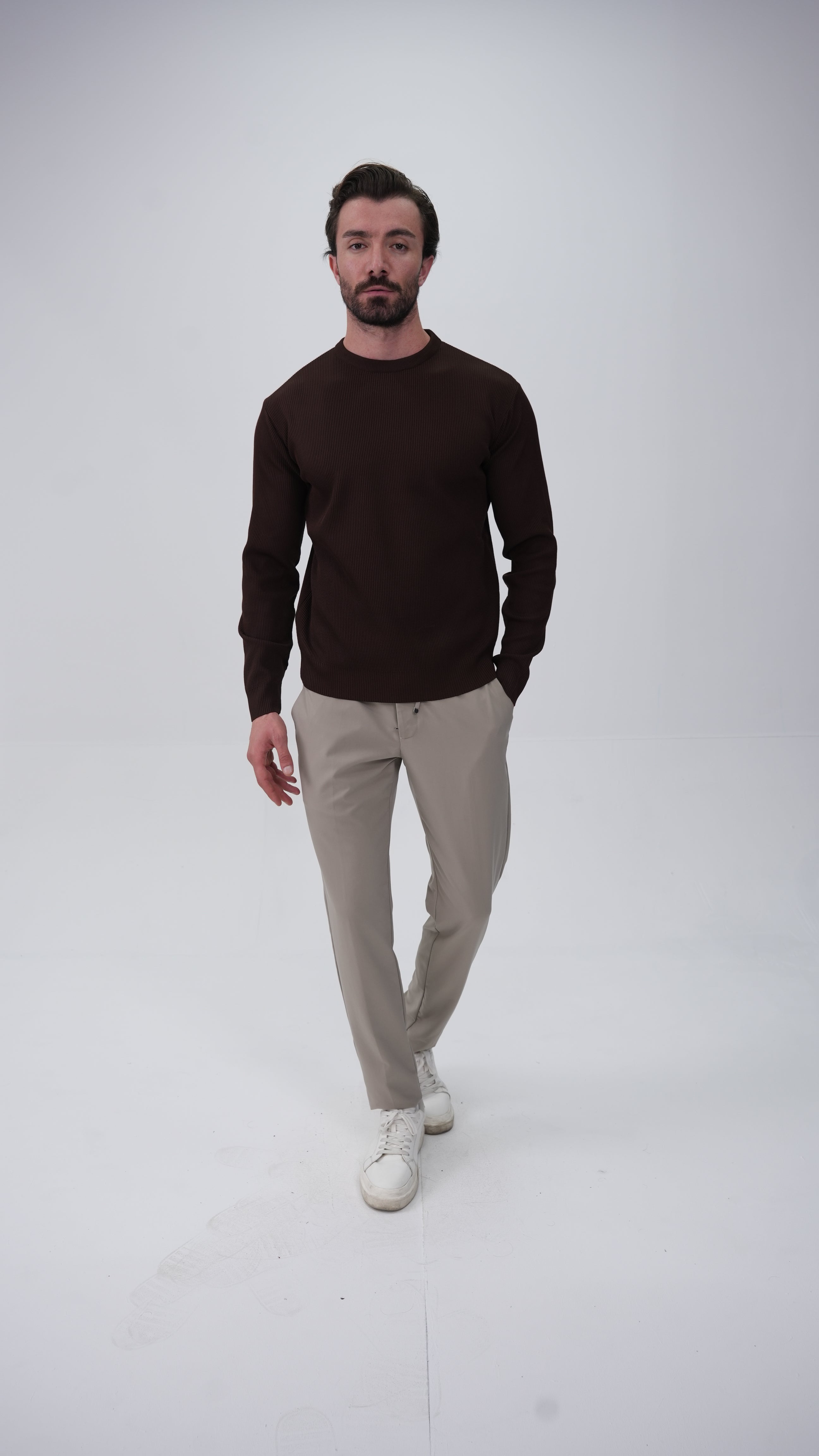 Voissant Sweatshirt - Kahverengi
