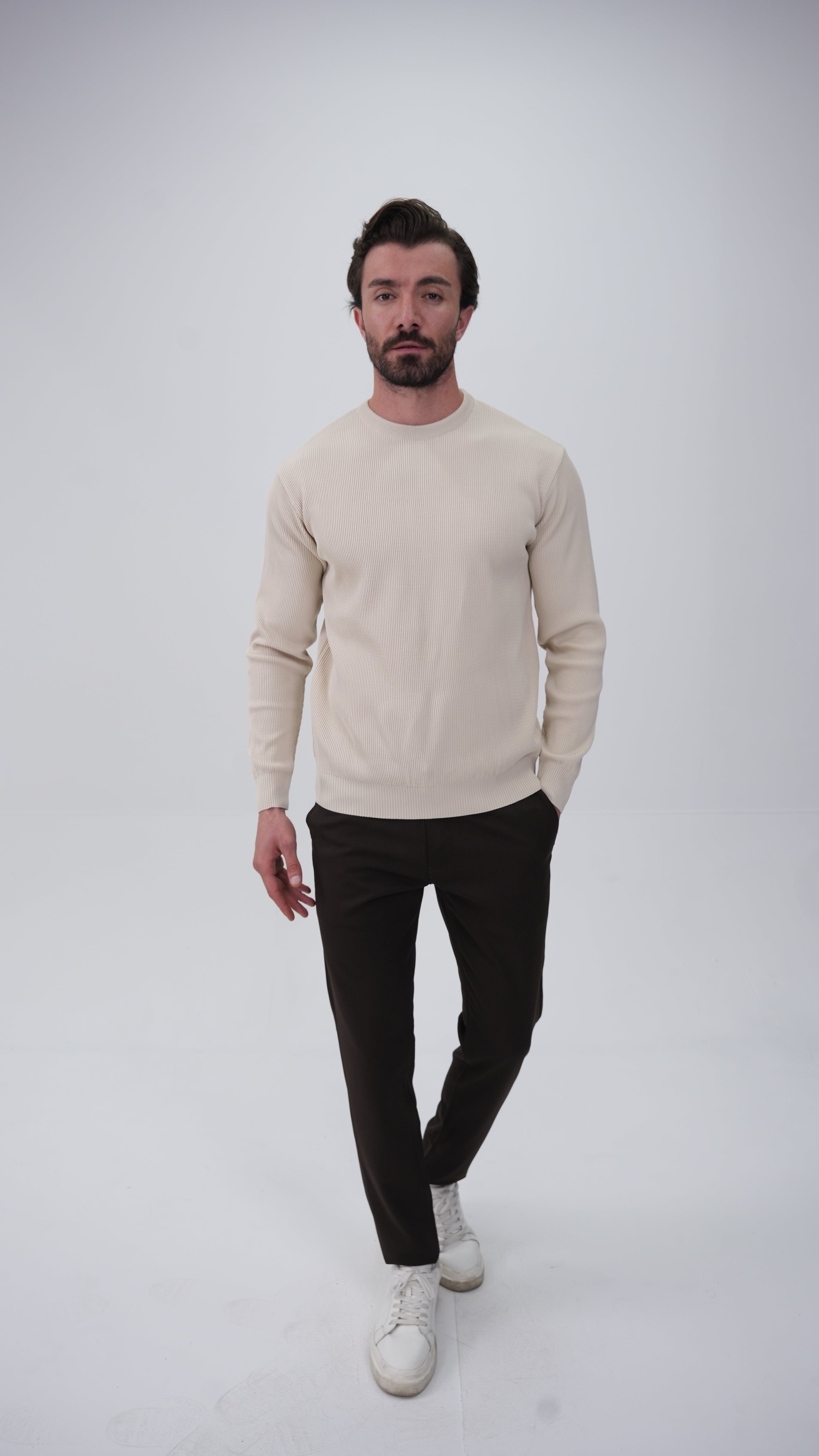 Voissant Sweatshirt - Taş