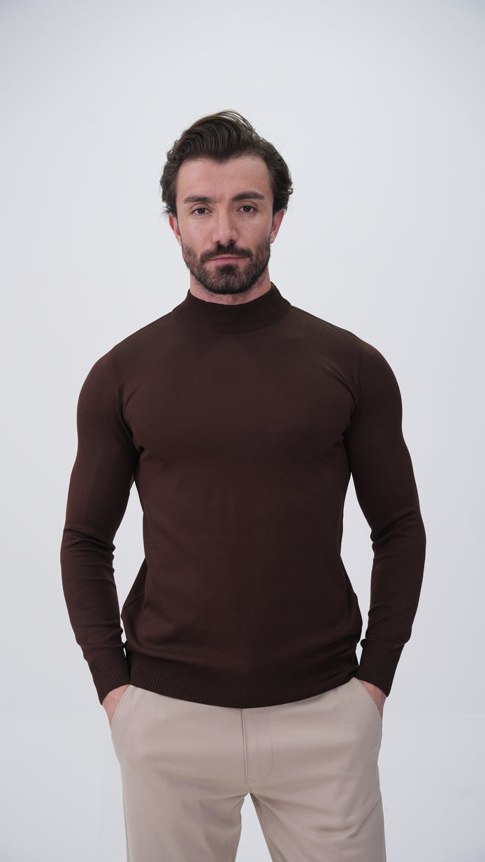 Grosse Sweatshirt - Kahverengi