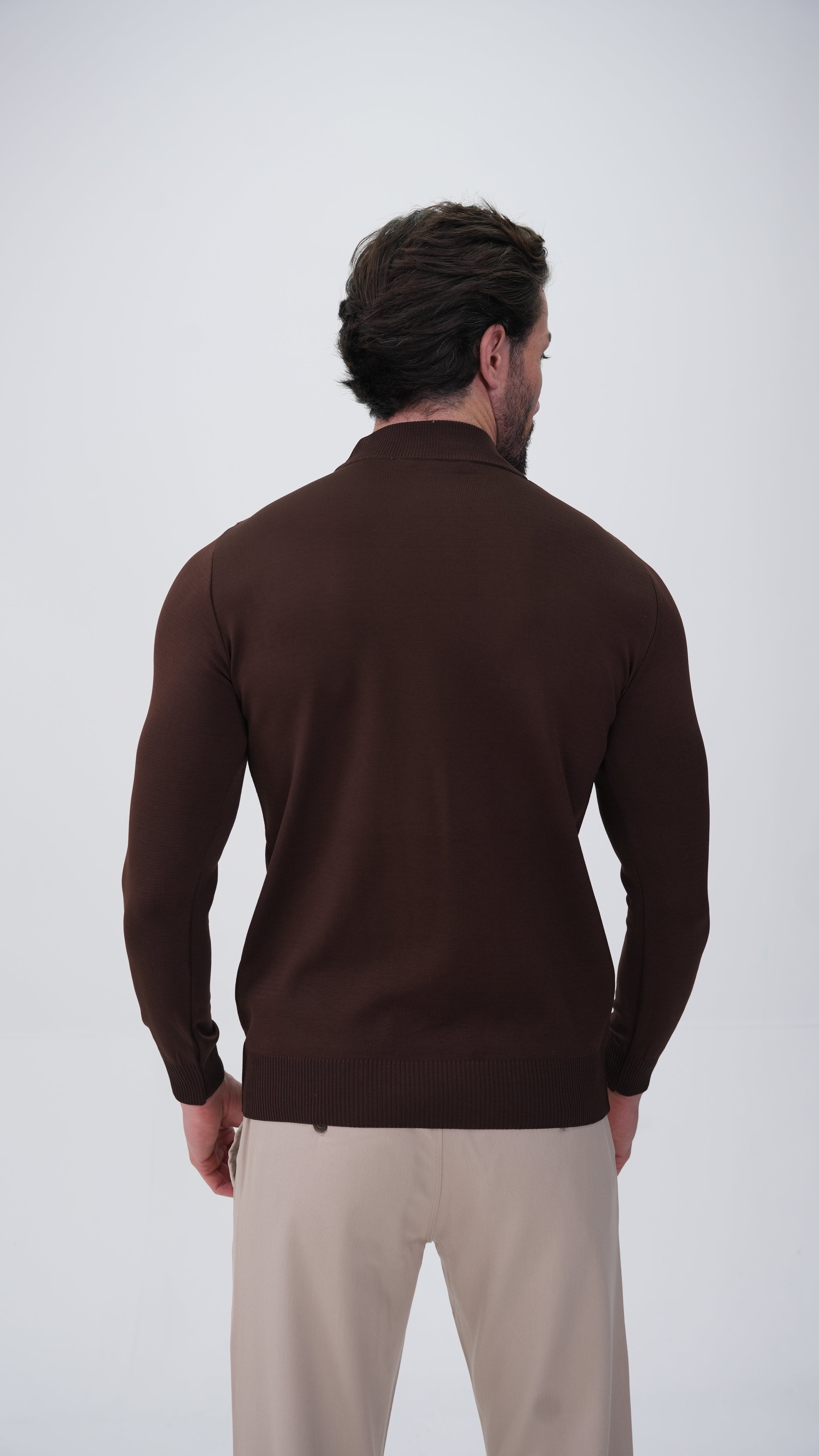Grosse Sweatshirt - Kahverengi