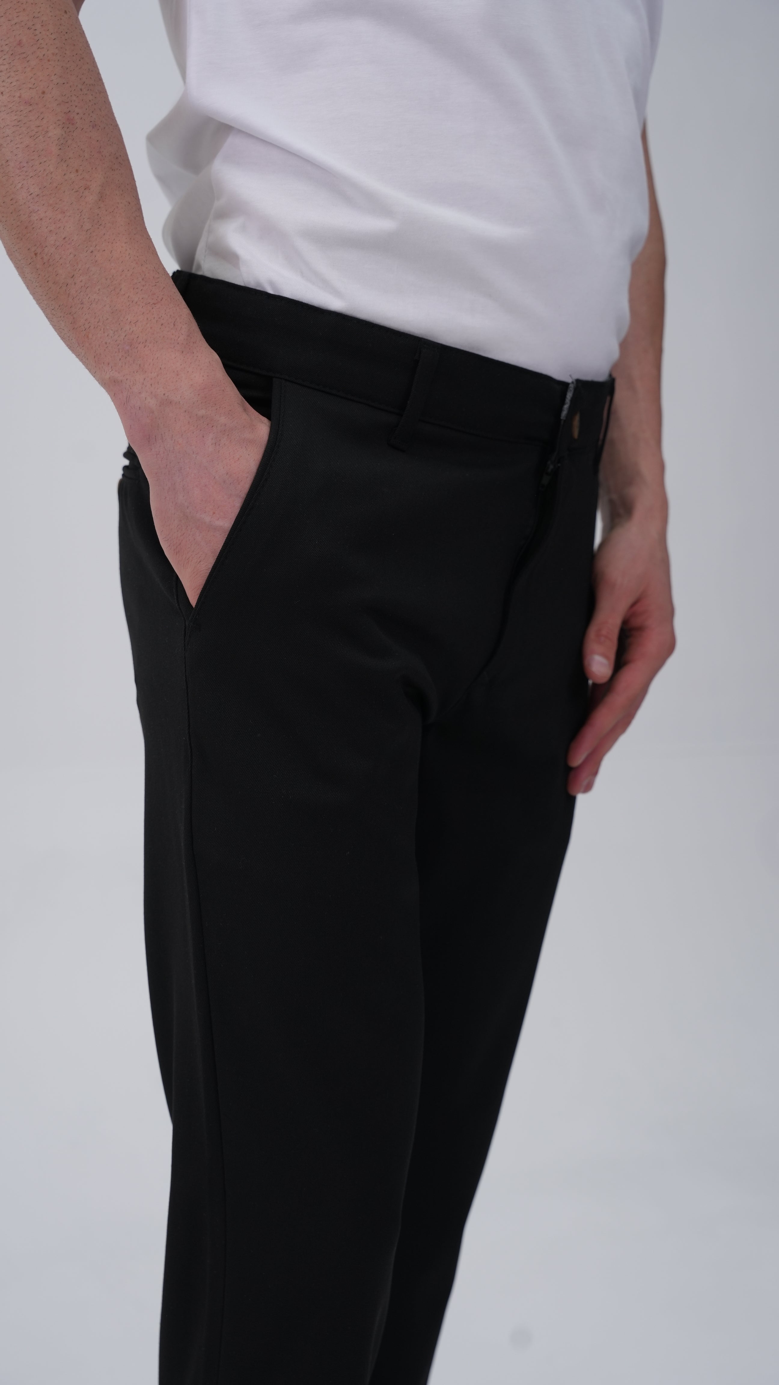 Classic Kumaş Pantolon - Siyah