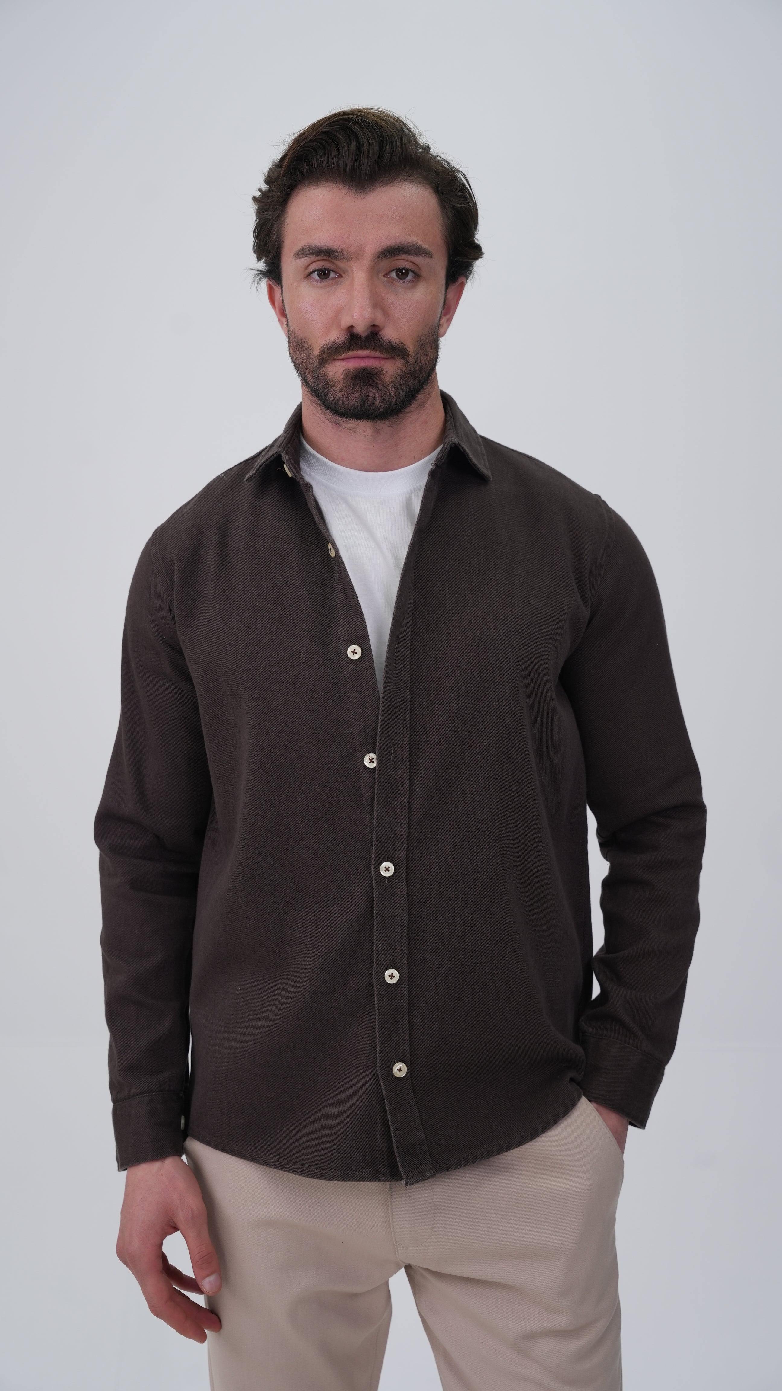 Le Nant Overshirt - Kahve