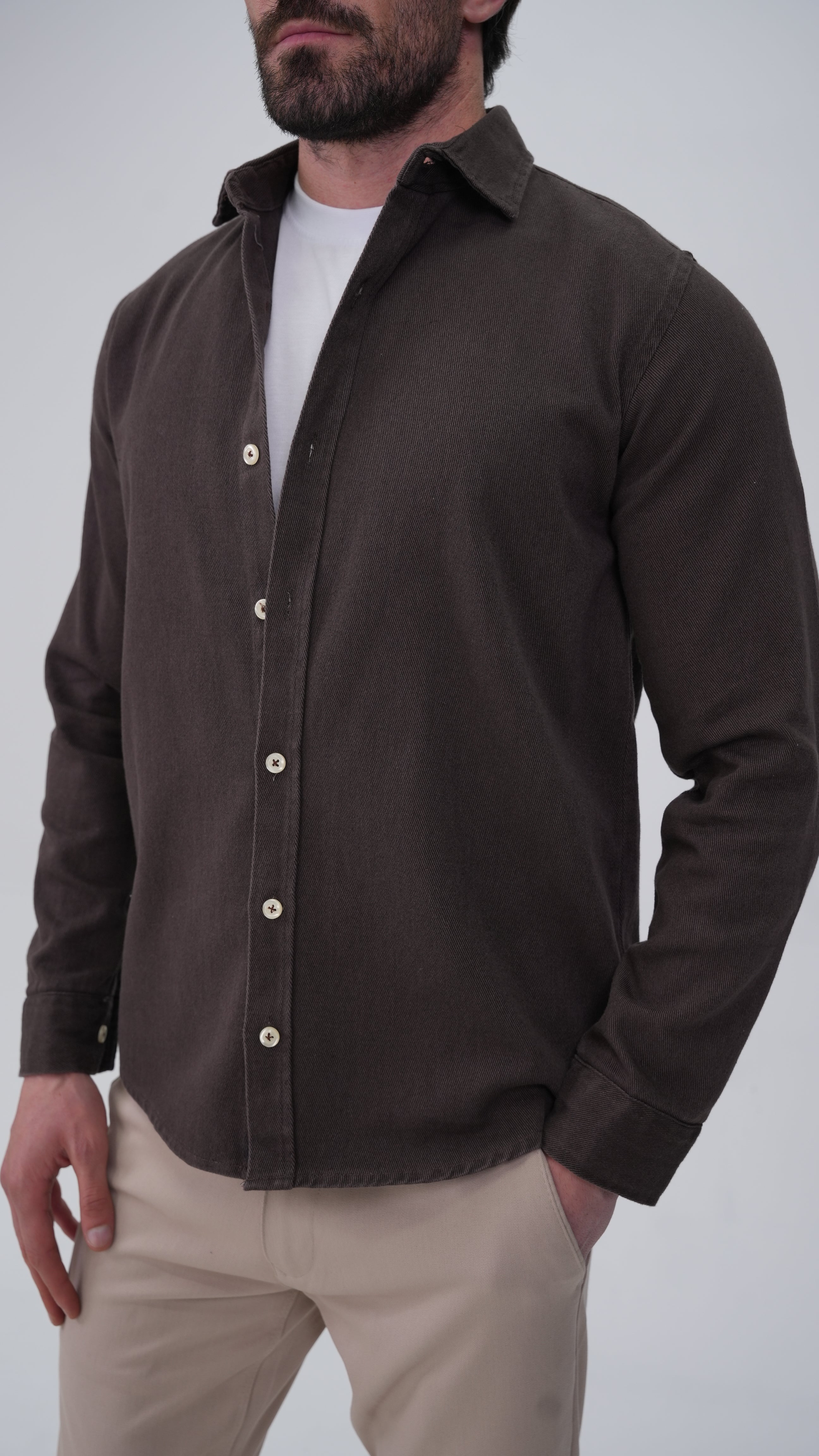 Le Nant Overshirt - Kahve