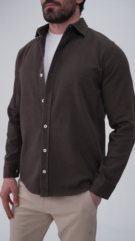 Le Nant Overshirt - Kahve