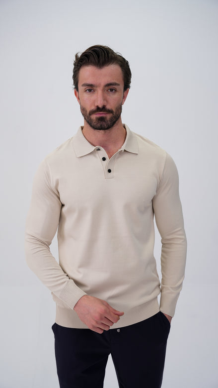 Soucy Polo Yaka Kazak - Taş