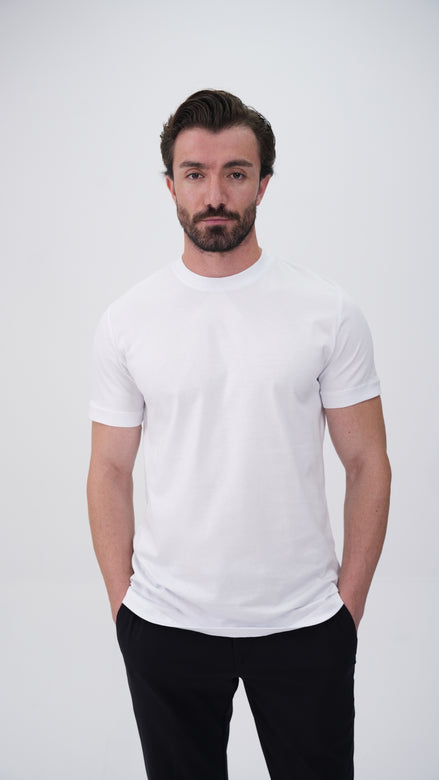Muscle Fit T-Shirt - Beyaz