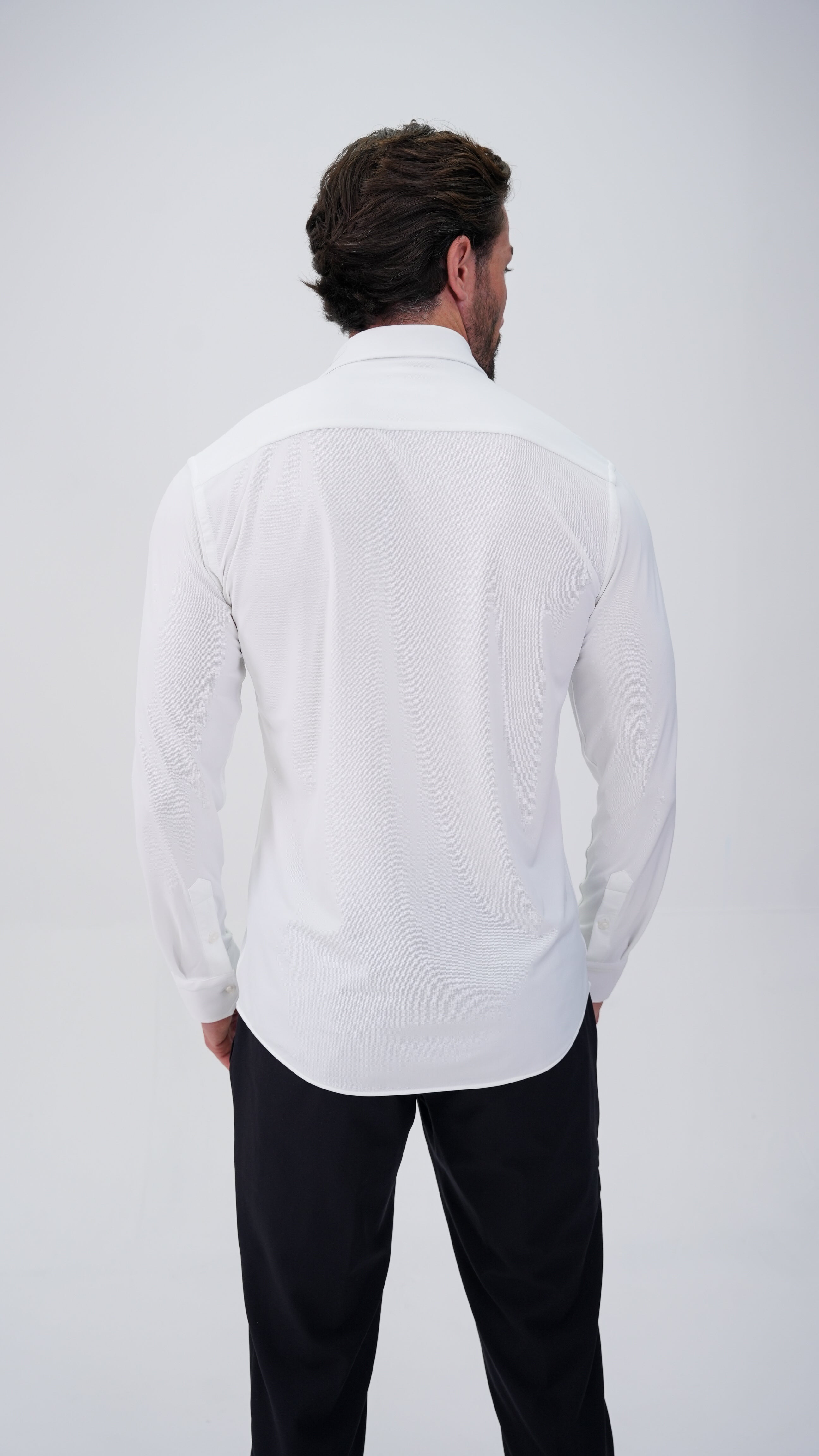 Stretchy Gömlek - Beyaz