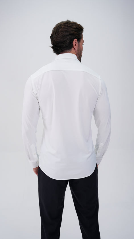 Stretchy Gömlek - Beyaz