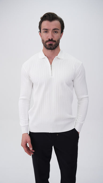Pierres Sweatshirt - Beyaz