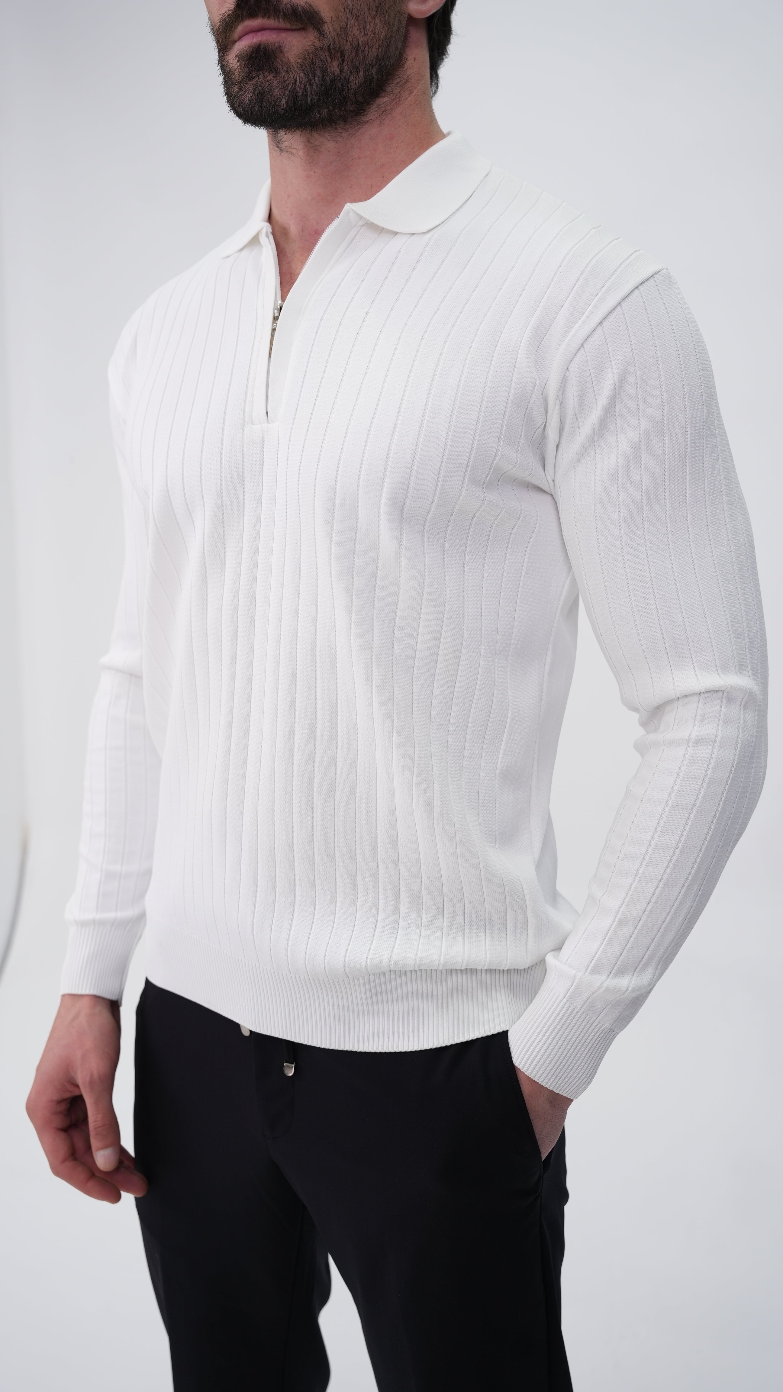 Pierres Sweatshirt - Beyaz
