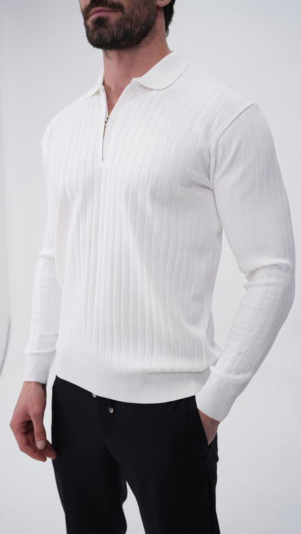 Pierres Sweatshirt - Beyaz