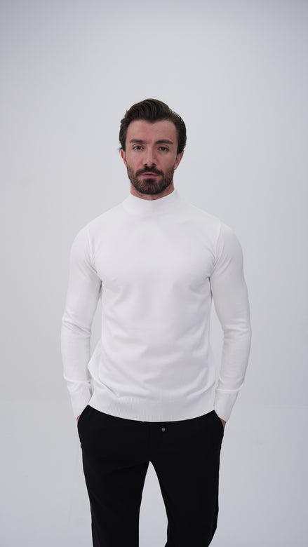 Grosse Sweatshirt - Beyaz
