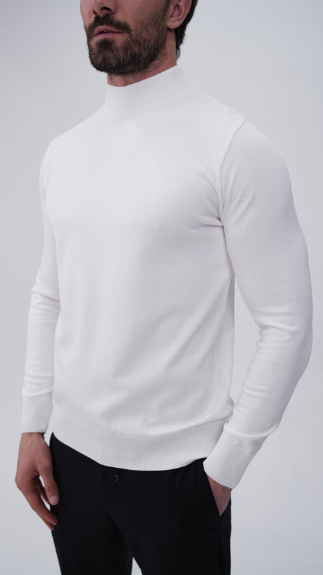 Grosse Sweatshirt - Beyaz