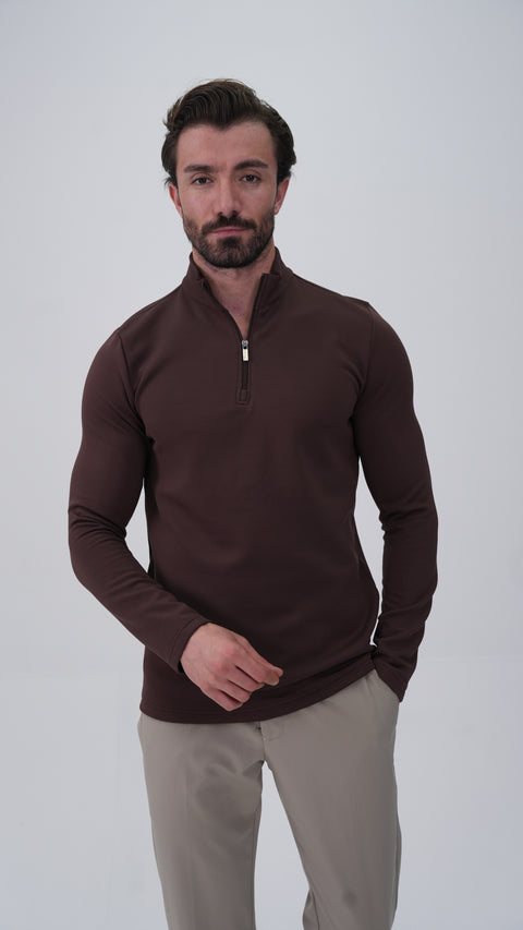 Le Bourget Sweatshirt - Kahverengi