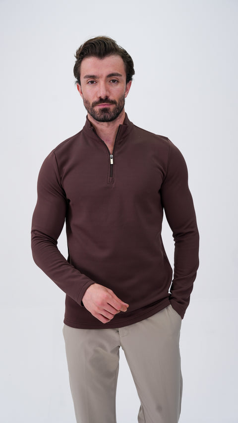 Le Bourget Sweatshirt - Kahverengi