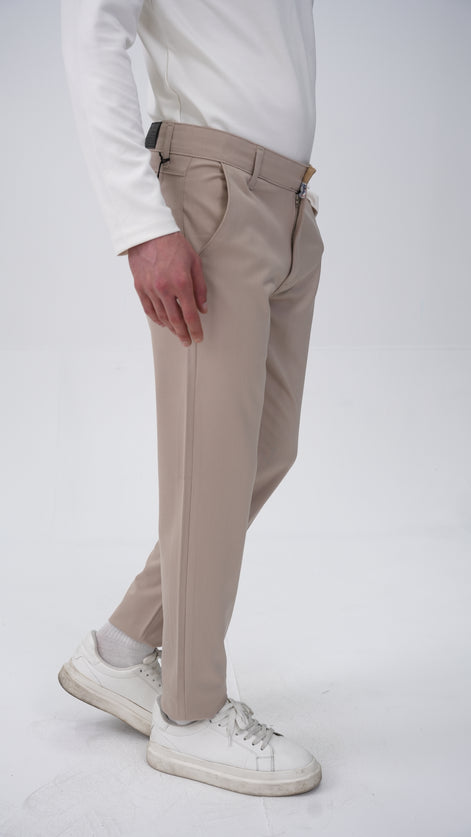 Classic Kumaş Pantolon - Sütlü Kahve