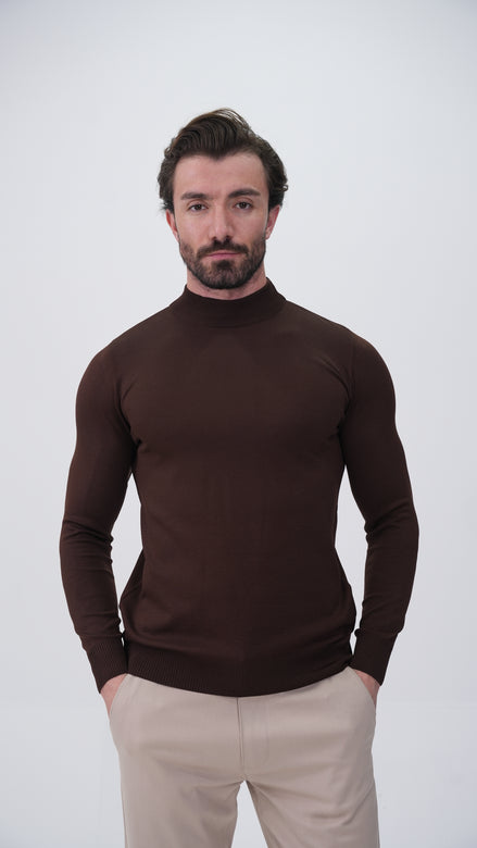 Grosse Sweatshirt - Kahverengi