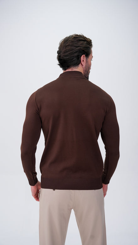 Grosse Yarım Boğazlı Kazak - Kahverengi