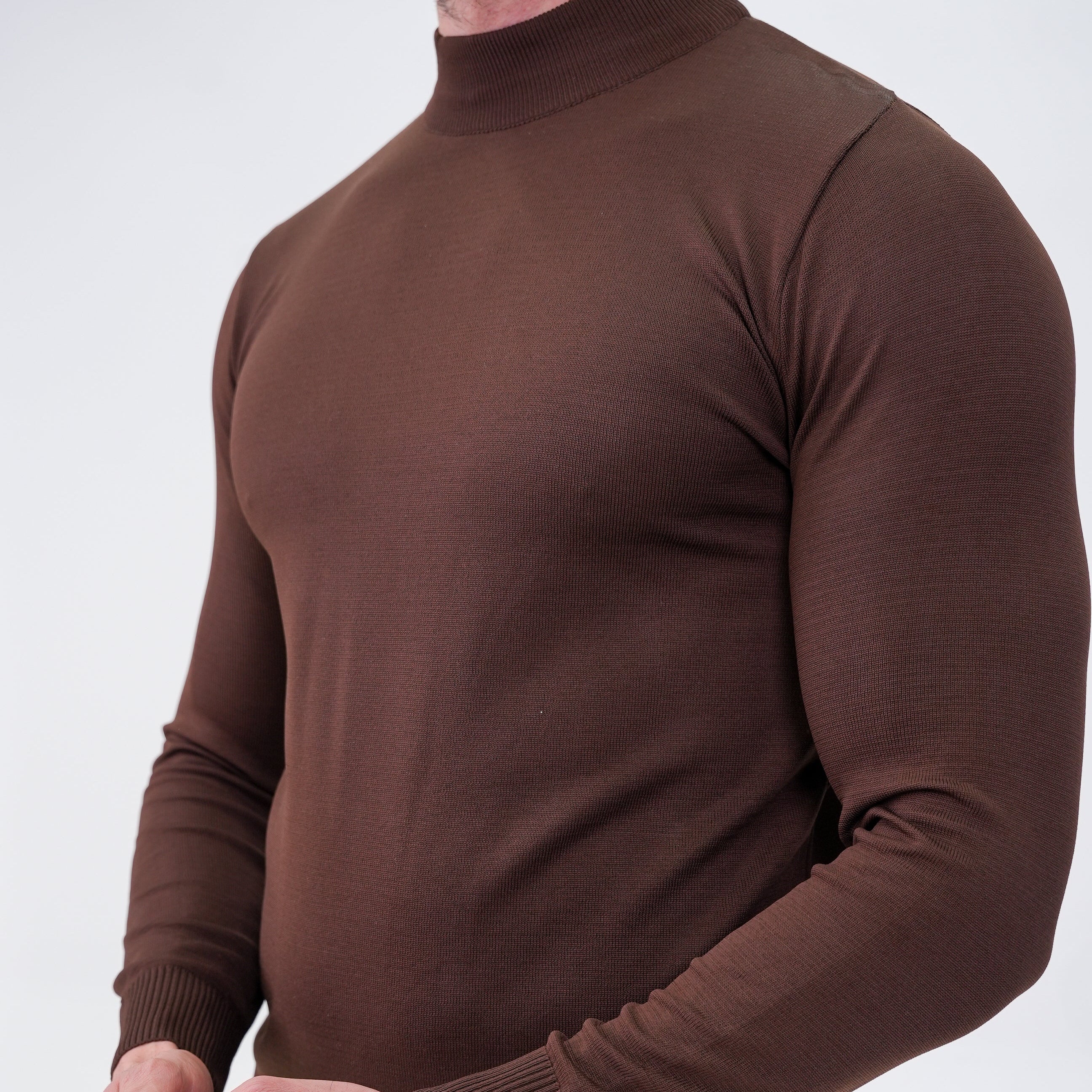 Grosse Yarım Boğazlı Kazak - Kahverengi