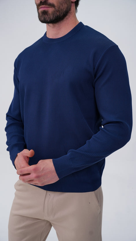 Voissant Bisiklet Yaka Kazak - Lacivert