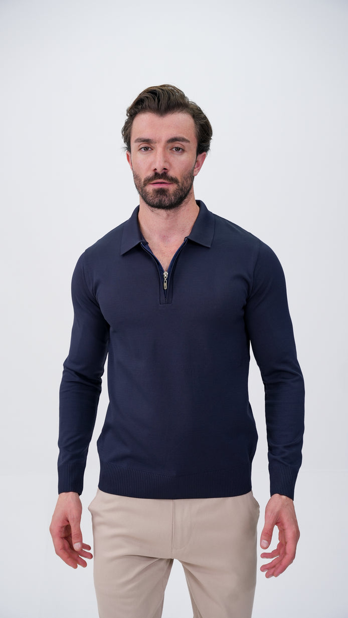 Reclus Polo Yaka Kazak - Lacivert