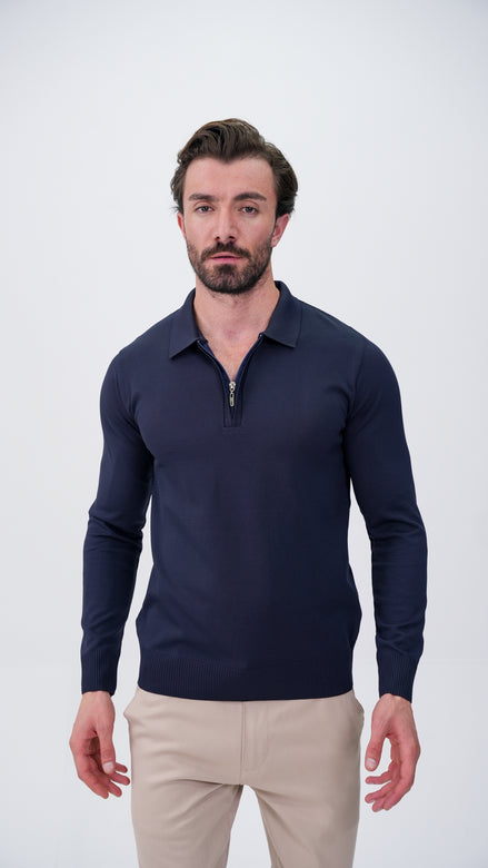 Reclus Polo Yaka Kazak - Lacivert