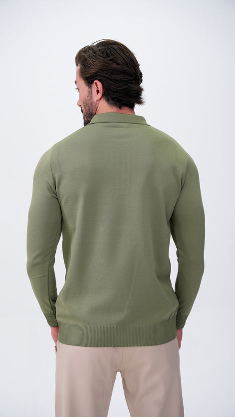 Reclus Polo Yaka Kazak - Haki