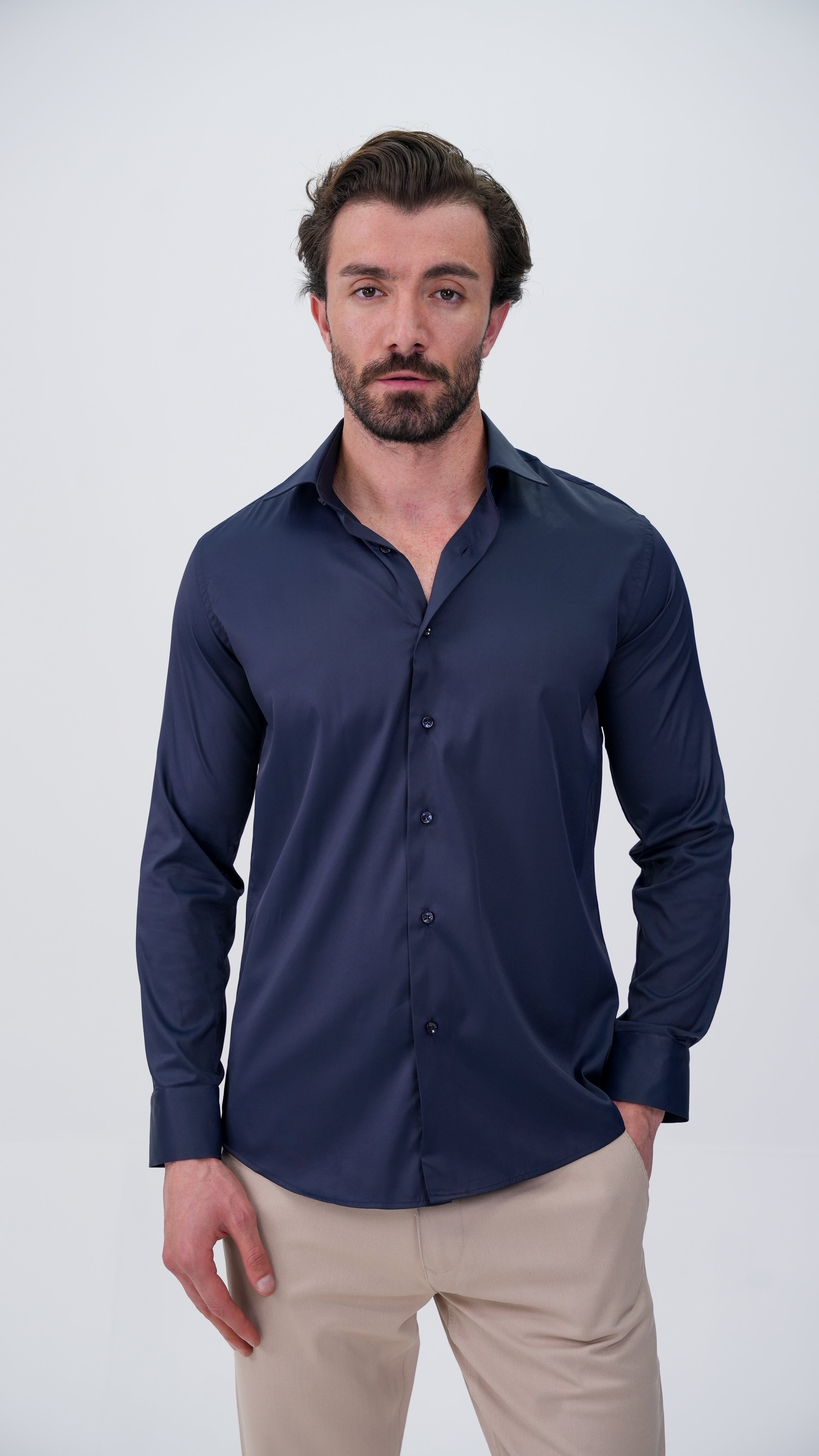 The Luxe Gömlek - Lacivert