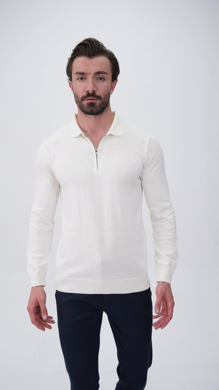 Piochet Sweatshirt - Beyaz