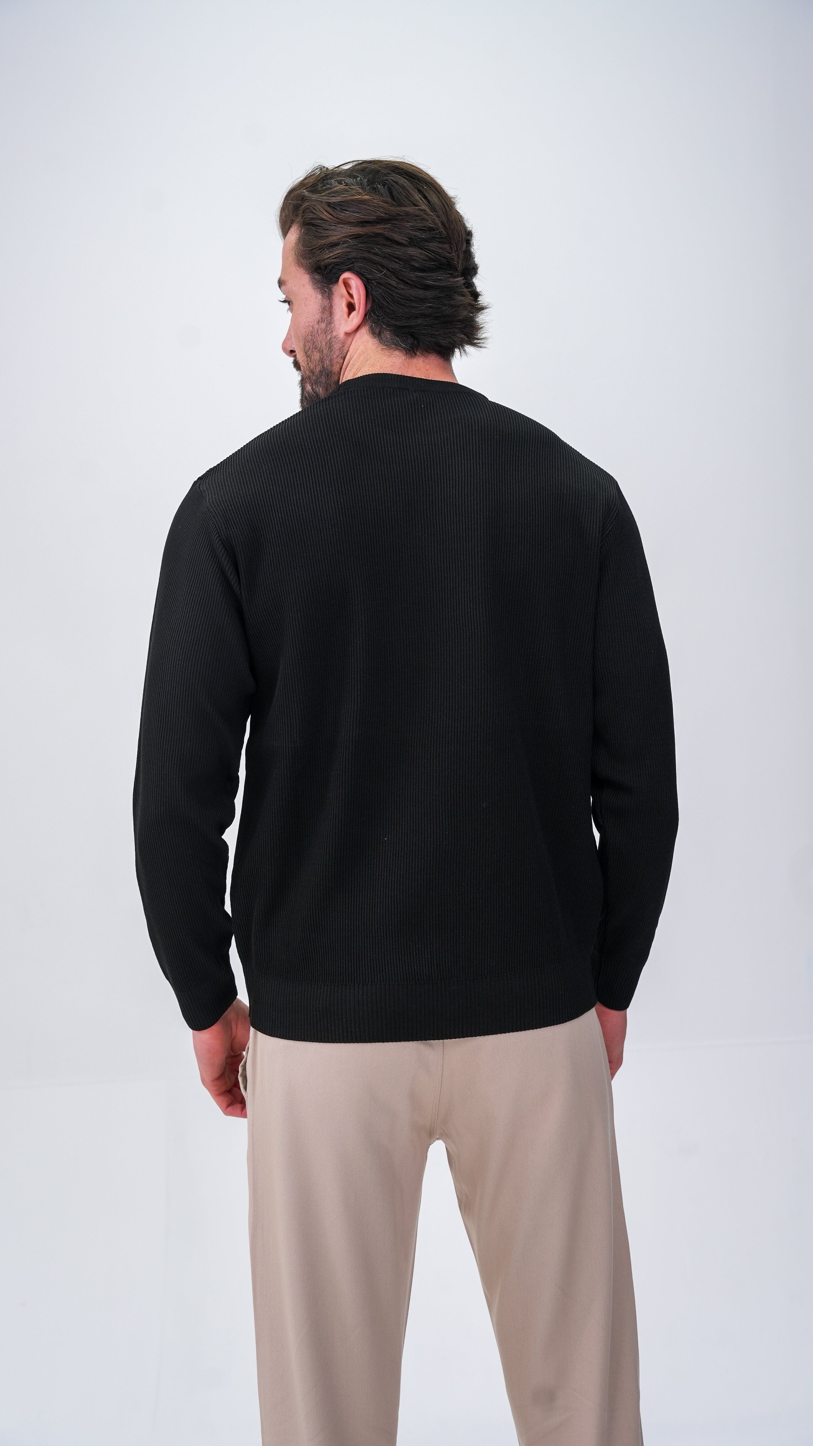 Voissant Bisiklet Yaka Kazak - Siyah