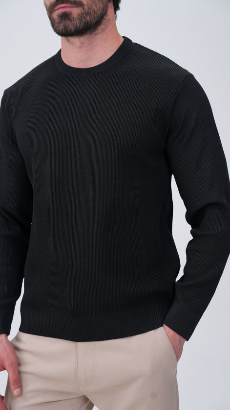 Voissant Bisiklet Yaka Kazak - Siyah