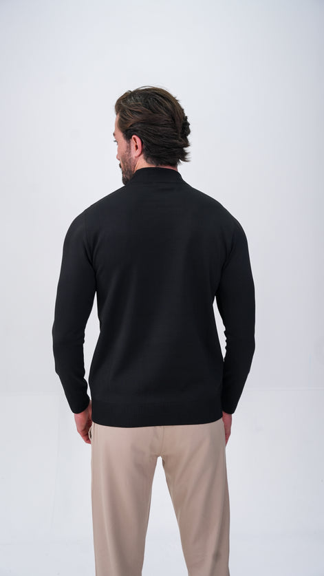 Grosse Yarım Boğazlı Kazak - Siyah