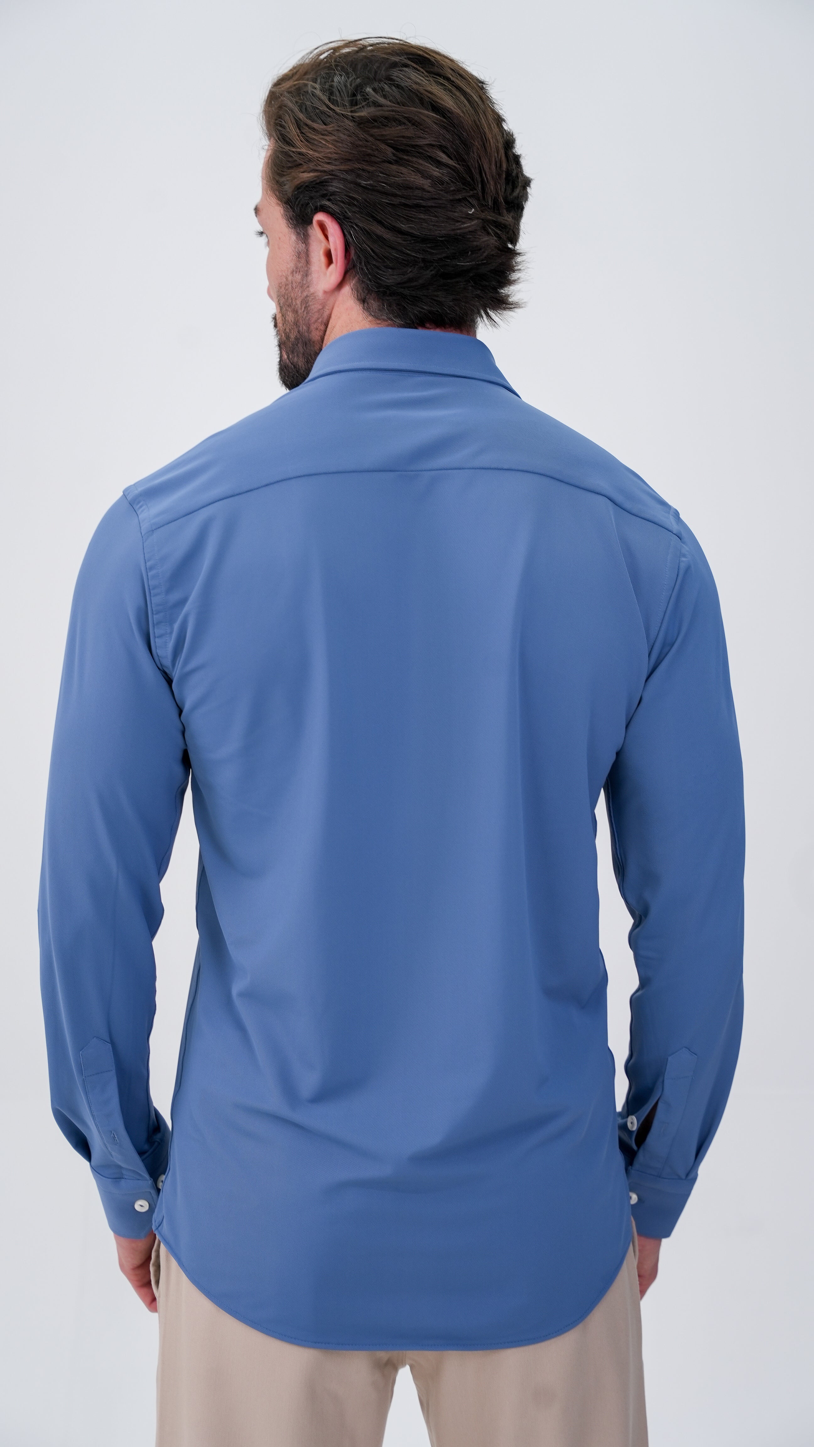 Stretchy Gömlek - Mavi