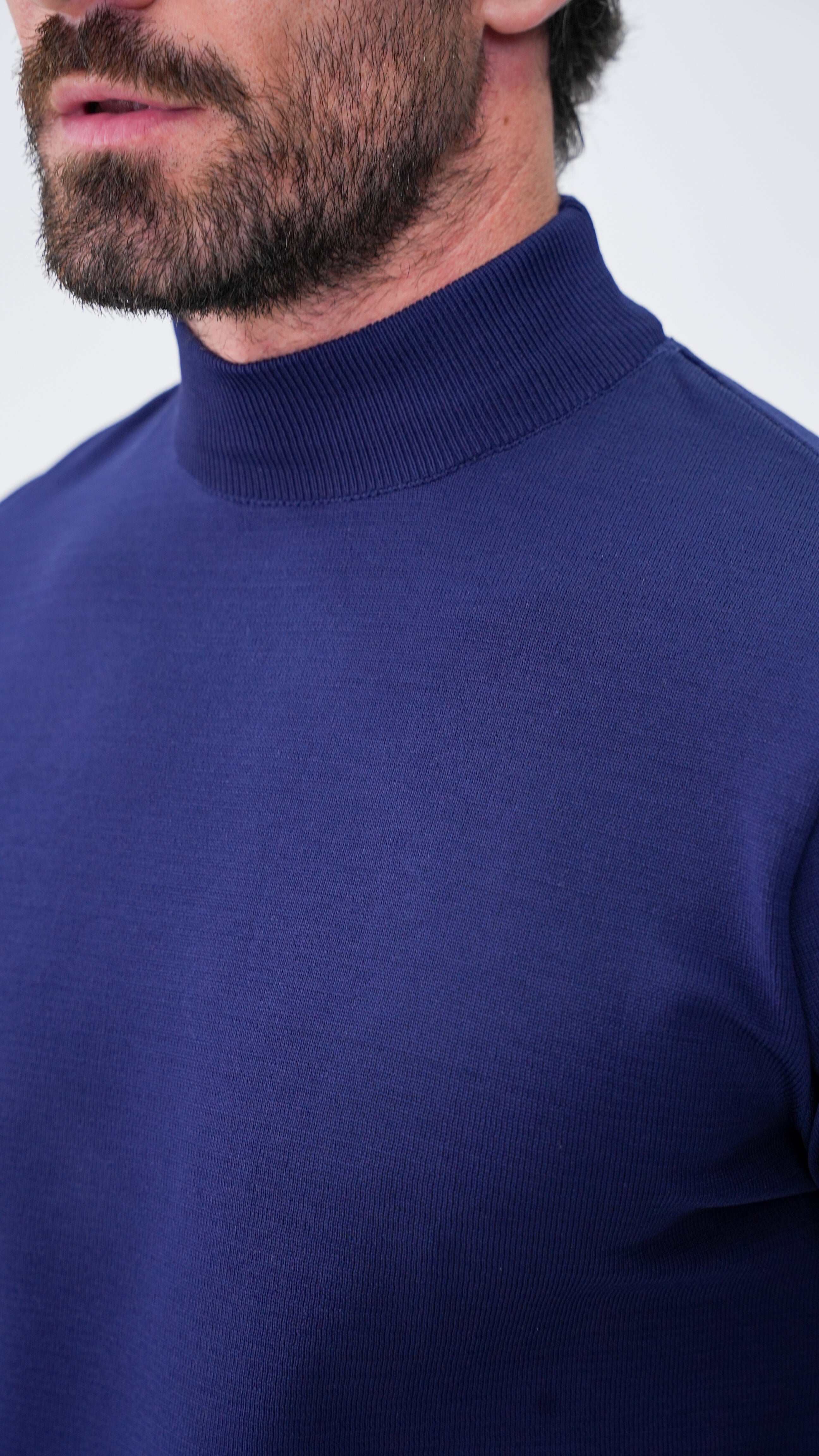 Grosse Yarım Boğazlı Kazak - Lacivert