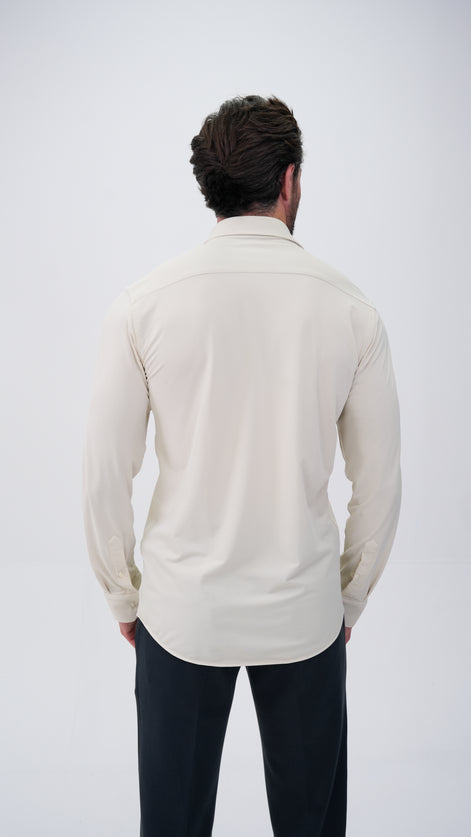 Stretchy Gömlek - Bej