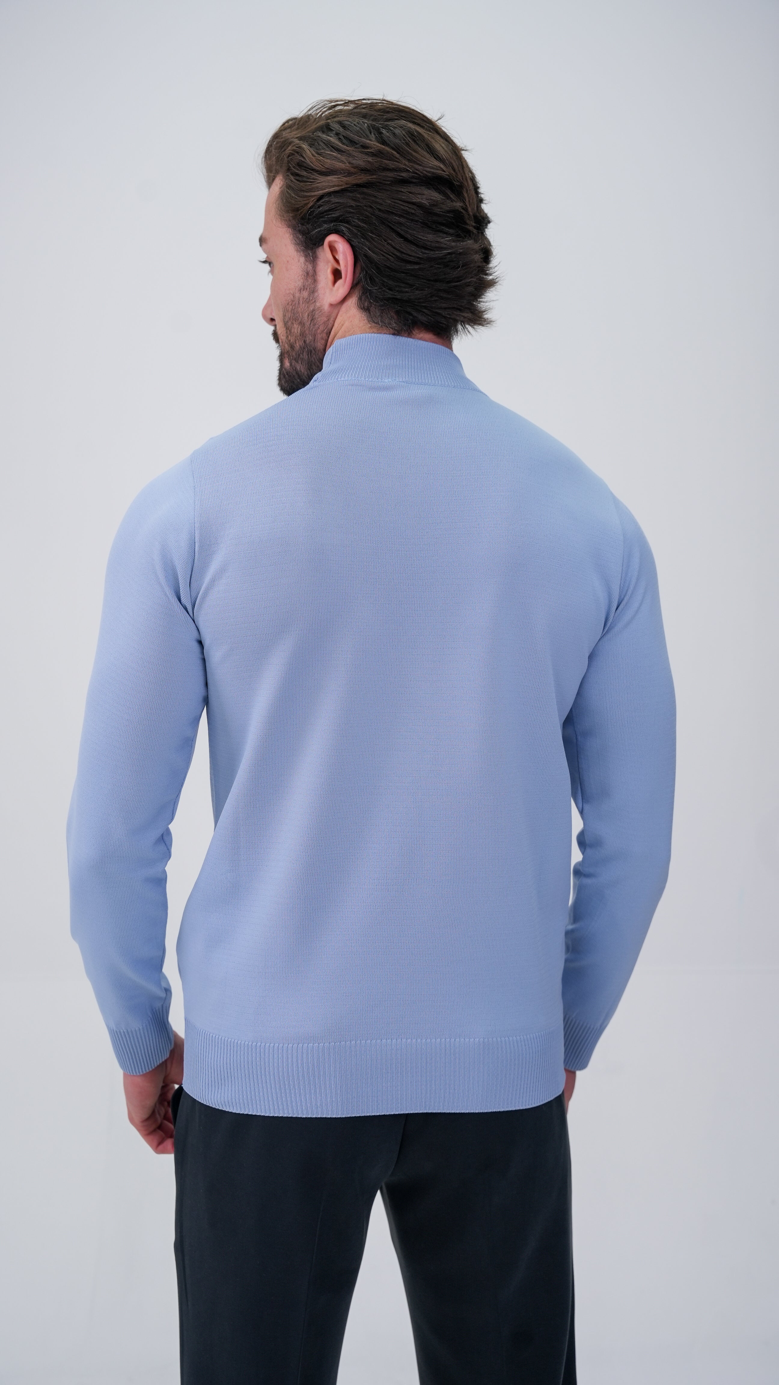 Grosse Yarım Boğazlı Kazak - Mavi