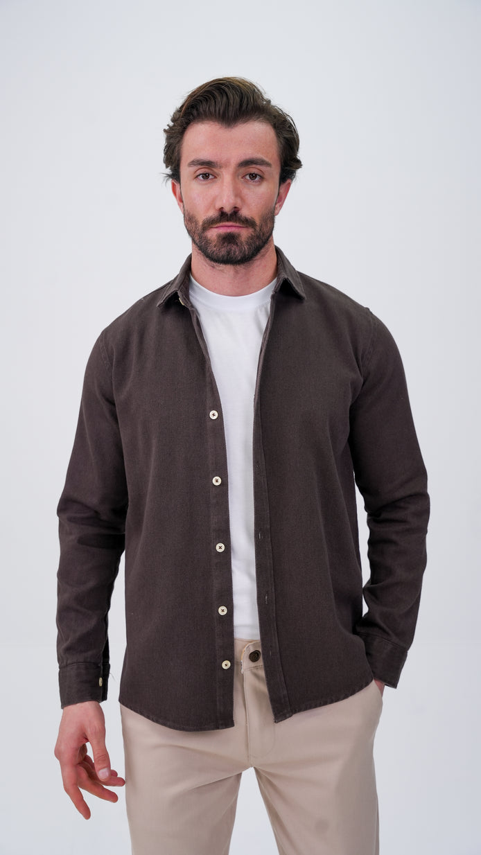 Le Nant Overshirt - Kahve