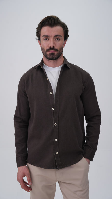 Le Nant Overshirt - Kahve