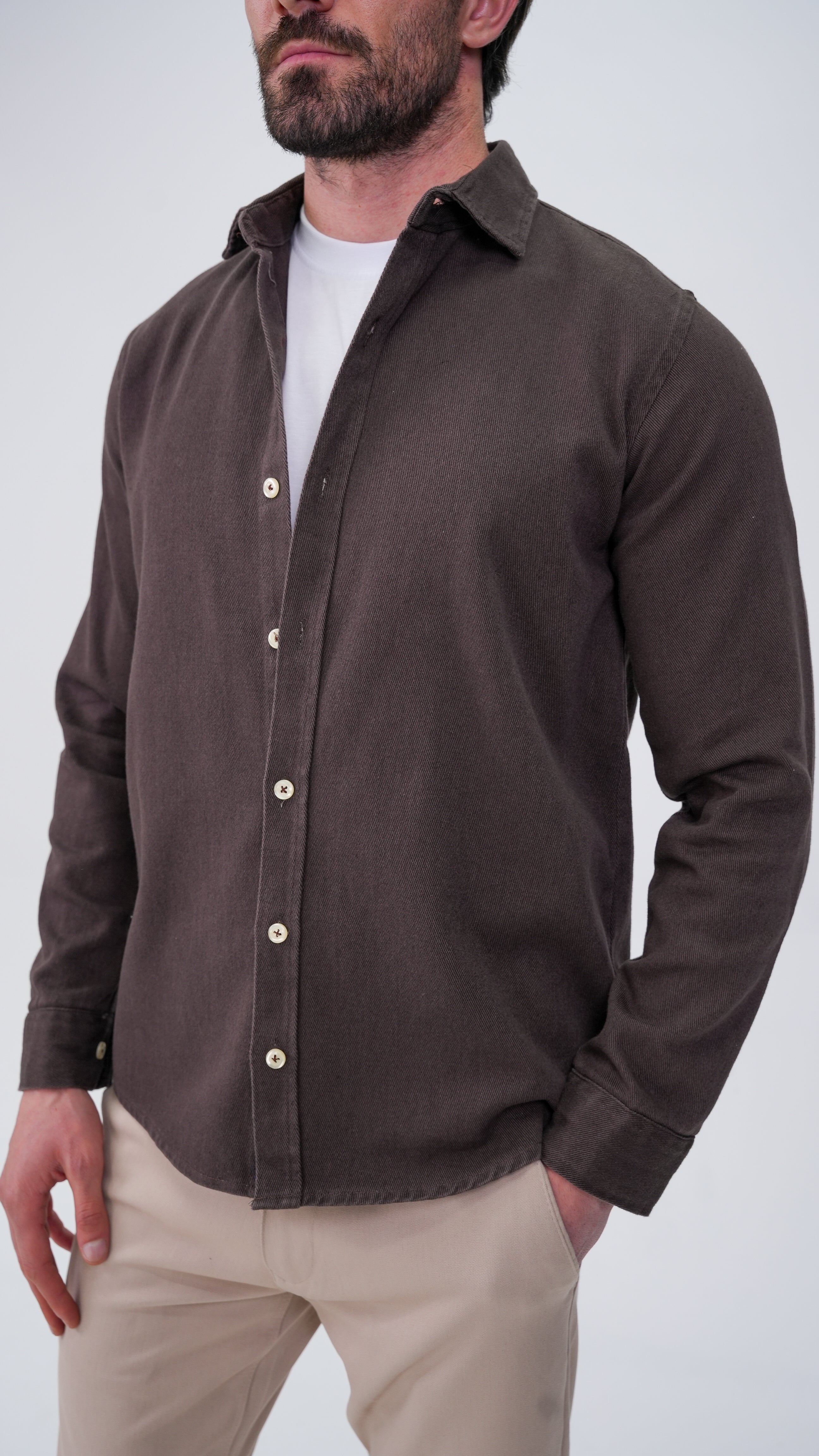 Le Nant Overshirt - Kahve