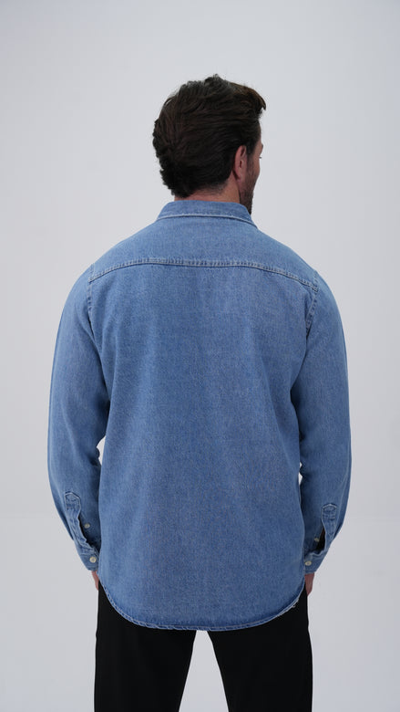 Le Nant Overshirt - Buz Mavi