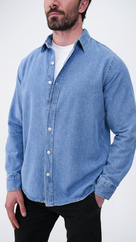 Le Nant Overshirt - Buz Mavi